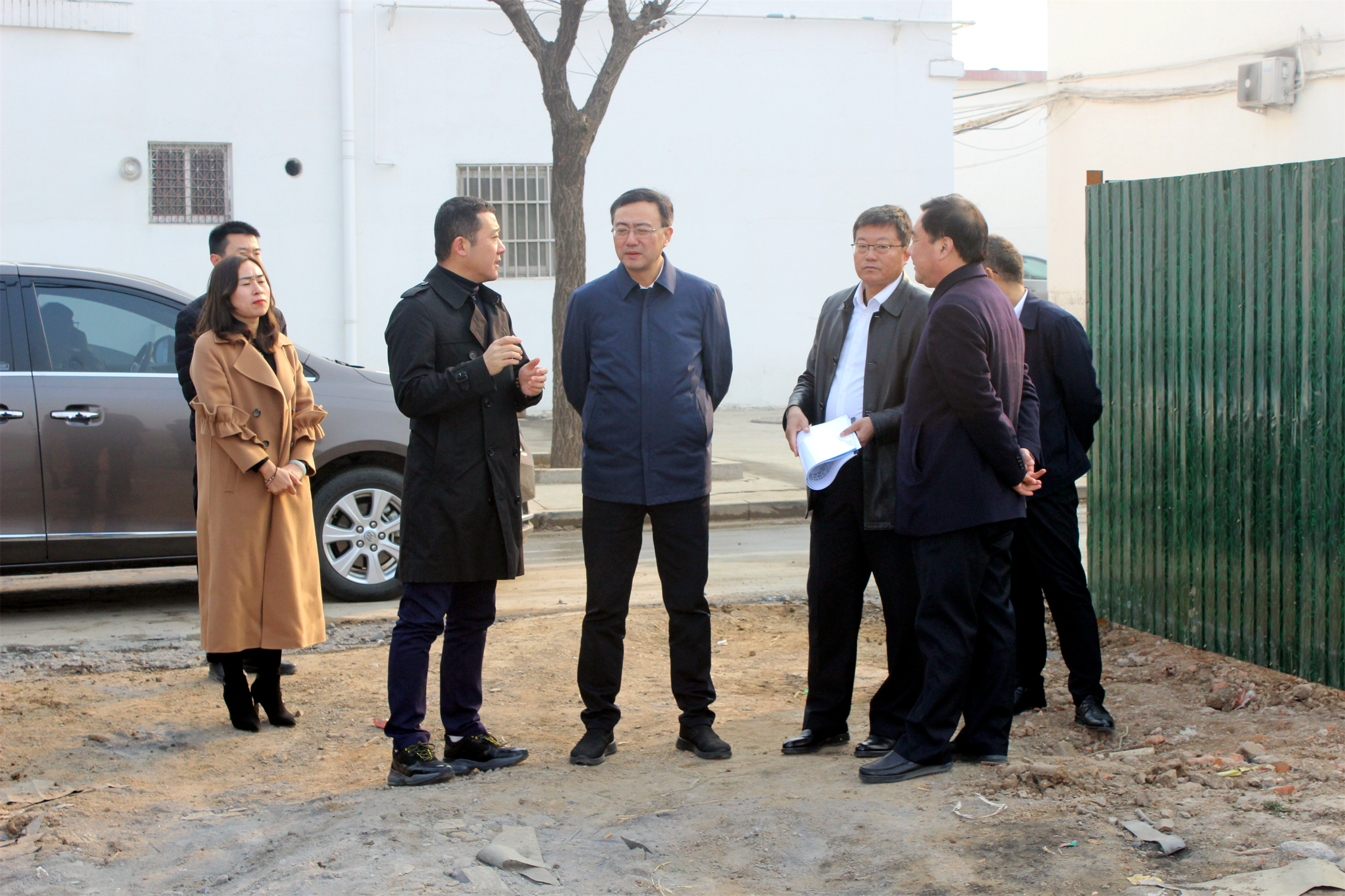 熱烈歡迎周村區(qū)委沙書記視察萬志達新廠區(qū)項目建設進度(圖3)